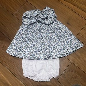 Janie and Jack - Baby Girls Dress w/ bloomer - 6-12mo